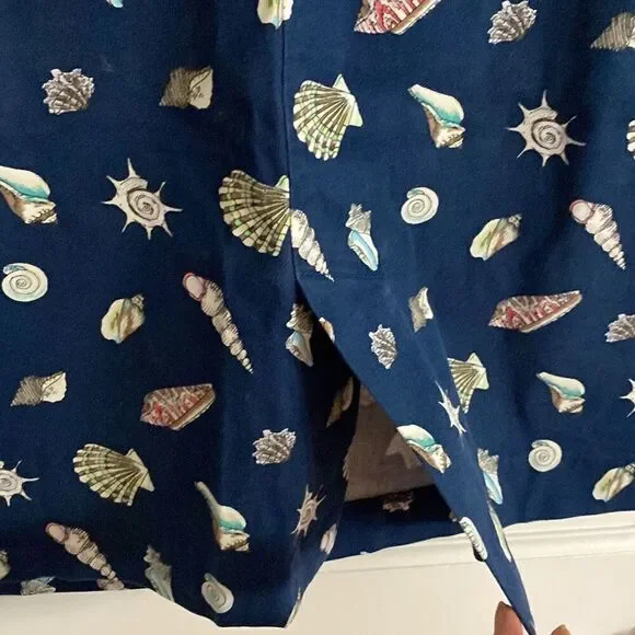 Talbots seashell print skirt size 8 - Picture 5 of 11